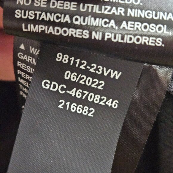 Harley-Davidson Women's Deflector Hooded Riding Fleece Jacket, Black 98112-23VW - Picture 8 of 8